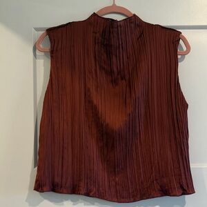 Abercrombie Rust Brown Sleeveless Top